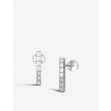 Chopard Ice Cube Pure 18ct white gold diamond earrings 0.06ct - British product