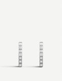Chopard Ice Cube Pure 18ct white gold diamond earrings 0.06ct - British product