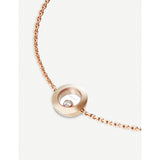 Chopard Happy Diamonds 18ct rose-gold diamond bracelet, UK version