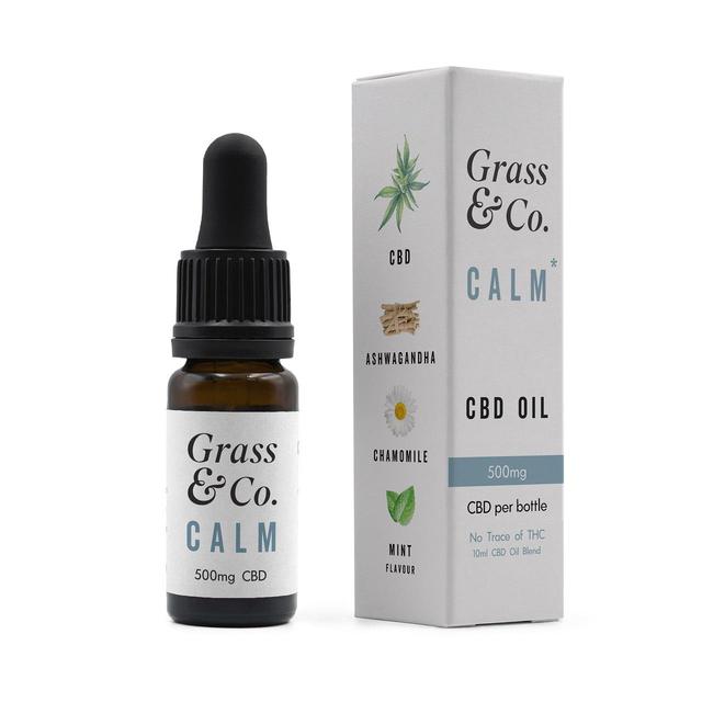 Grass & Co. Calm 500mg CBD Consumable Oil    10ml GOODS M&S   