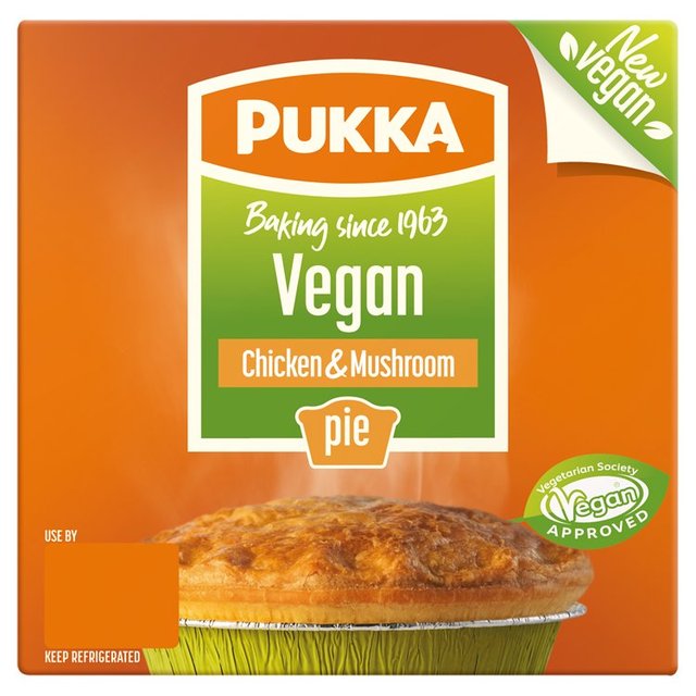 Pukka Pies Vegan Chicken and Mushroom   210g