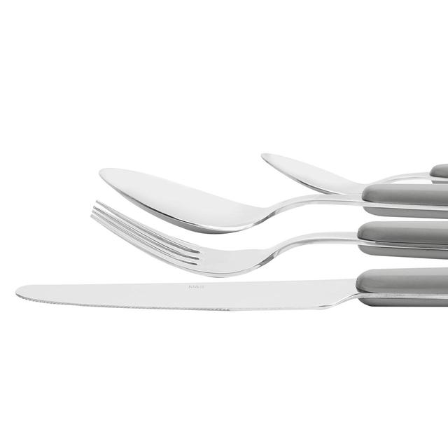 M&S 16 Piece Tribeca Cutlery Set Grey GOODS M&S   