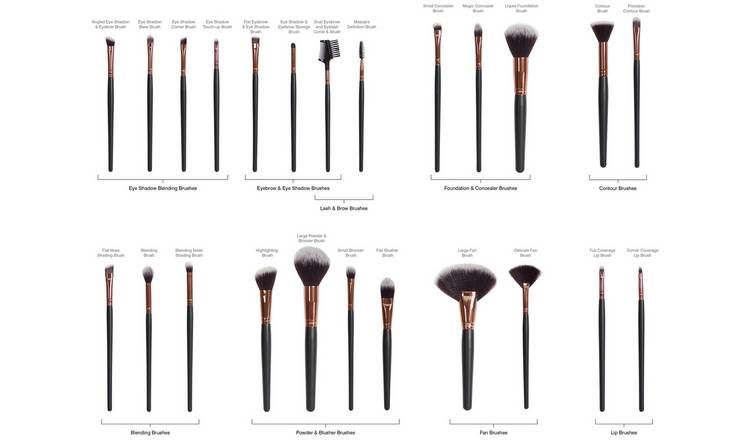 Rio Professional 24 Piece Cosmetic Make-up Brush Set GOODS Argos