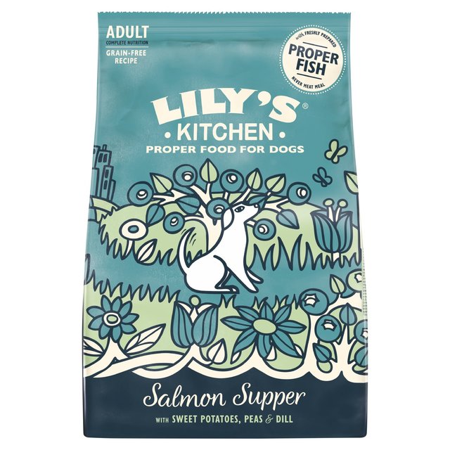 Lily's Kitchen Salmon Supper Grain Free Complete Adult Dry Dog Food   7kg