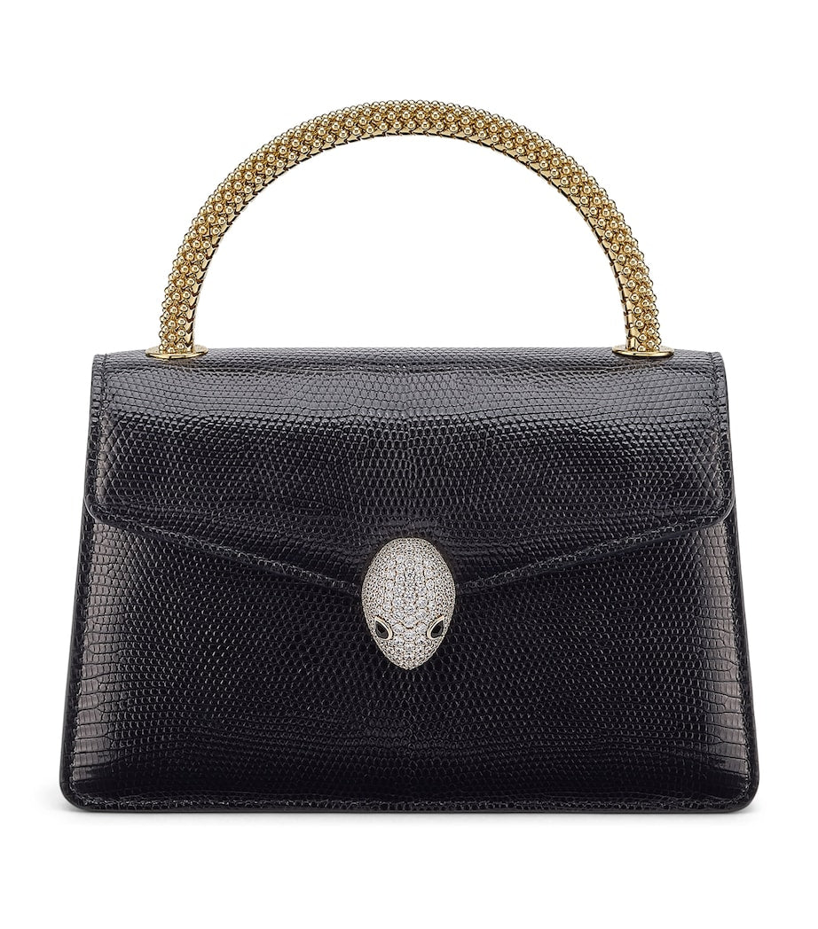 Bvlgari lizard leather Serpenti Pallini bag - British product