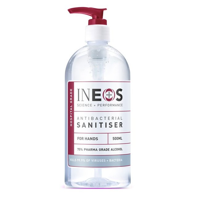 INEOS Anti Viral & Anti Bacterial Hand Sanitiser Gel   500ml GOODS M&S   