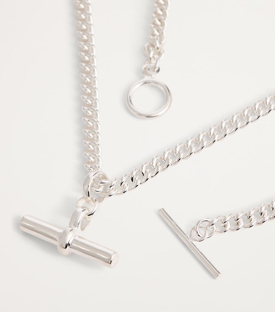 Tilly Sveaas sterling silver Curblink chain necklace - British product