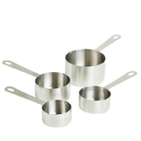 M&S Stainless Steel Measuring Cups Silver GOODS M&S   