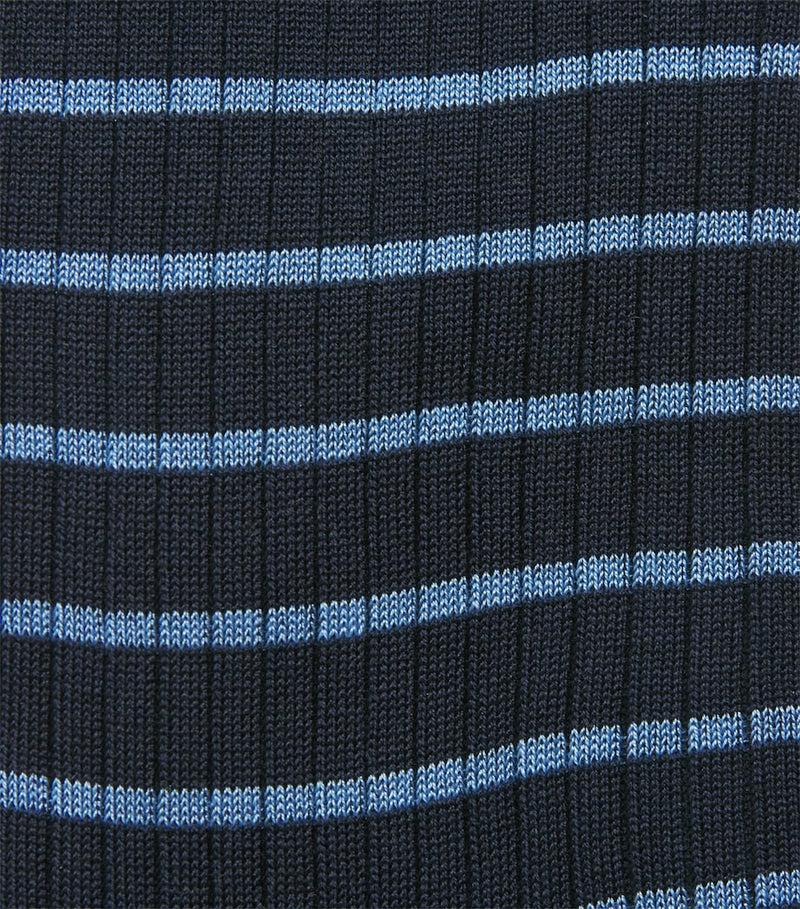 Harrods cotton-blend stripe ribbed socks, UK version