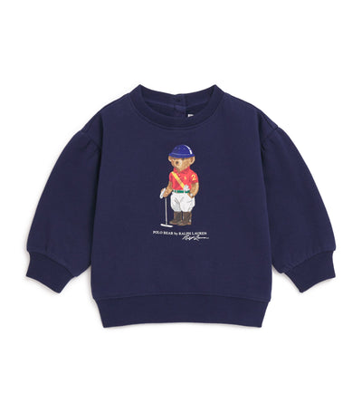 Harrods Ralph Lauren Kids bomullsblanding Polo Bear genser (3-24 måneder) - Kjøp online hos McGrocer