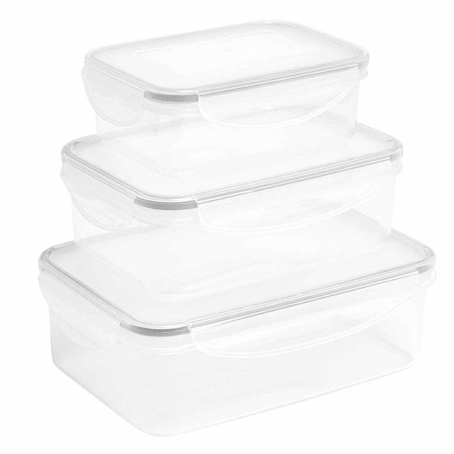 M&S Food Storage Containers Grey   3 per pack GOODS M&S   