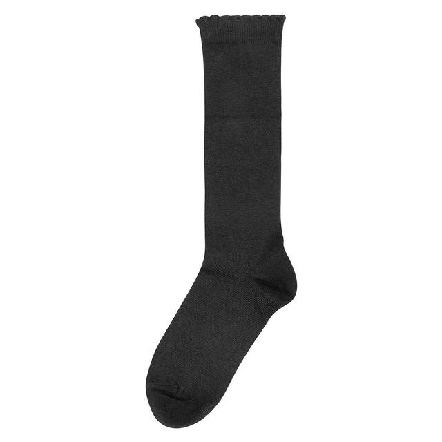 M&S Kids 5pk Knee High Socks Size 8.5-7 Black GOODS M&S   