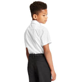 M&S Boys 3pk Easy Iron School Shirts 3-13 Years White GOODS M&S   