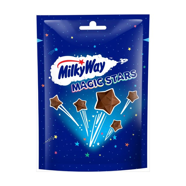 Milky Way Magic Stars Milk Chocolate Bites Pouch Bag   100g