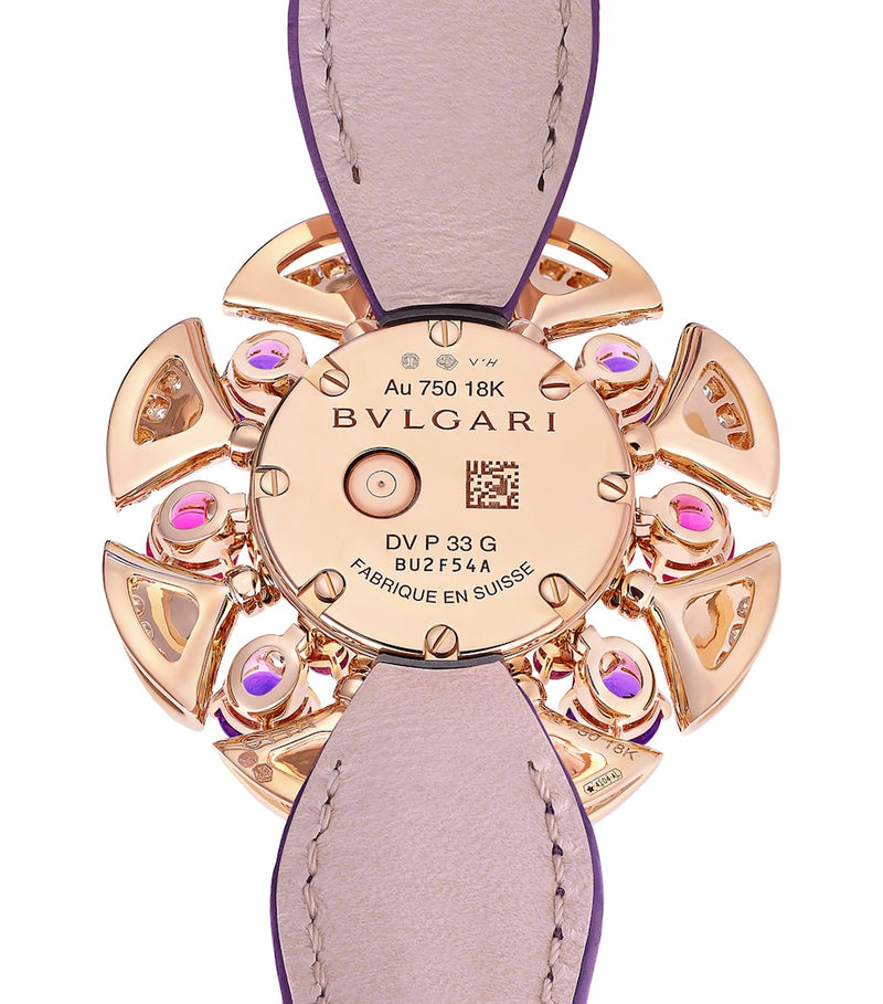 Bvlgari Divas' Dream watch rose gold diamonds 33mm - British product