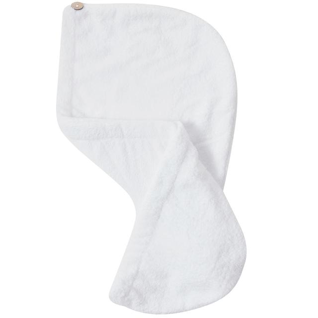 M&S Recycled Microfibre Hair Turban White GOODS M&S   