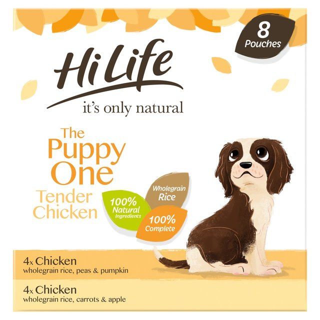 HiLife It's Only Natural Wet Complete Dog Food - The Puppy One   8 x 150g GOODS M&S   