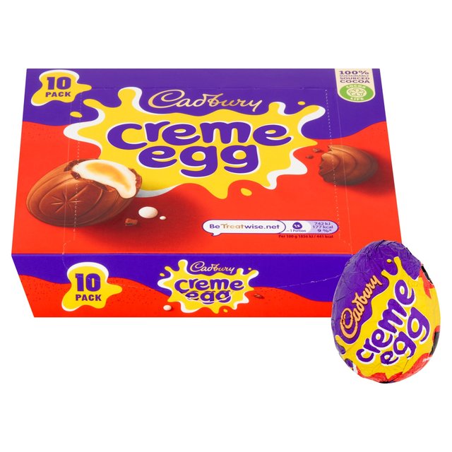 Cadbury Creme Egg Chocolate 10 Pack   400g GOODS M&S   