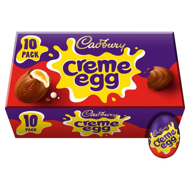 Cadbury Creme Egg Chocolate 10 Pack   400g GOODS M&S   