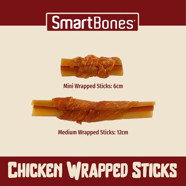 SmartBones 5 Chicken Wrapped Rawhide Free Sticks Dog Treats   5 per pack GOODS M&S   