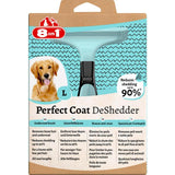 8in1 Perfect Coat DeShedder Dog L Grooming Comb GOODS M&S   