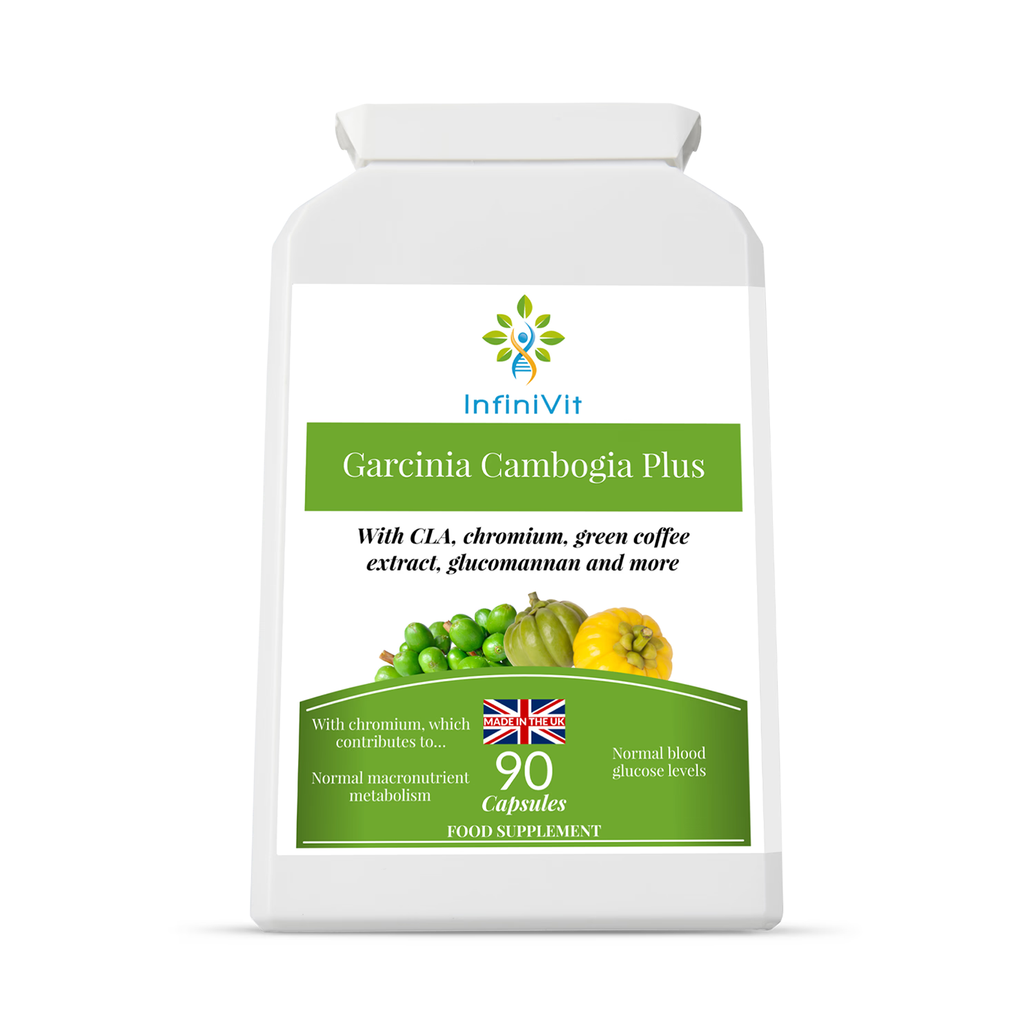 InfiniVit Garcinia Cambogia Plus 90 capsules (British brand)