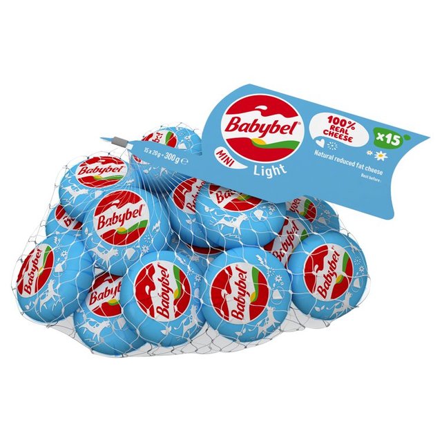 Mini Babybel Light Cheese Snacks   15 x 20g