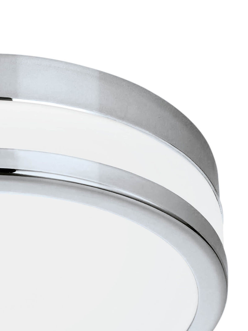 Eglo Silver Palermo LED ceiling light (British brand)