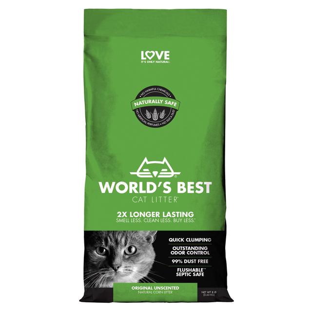 World's Best Original Unscented Clumping Cat Litter   3.63kg