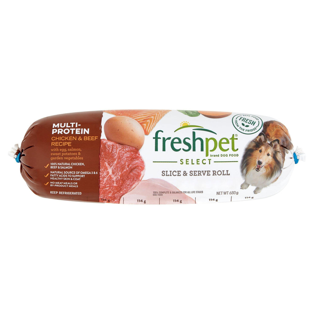 Freshpet Select Multi Protein Chicken & Beef Recipe Dog Food 680g