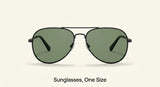 Gucci GG0528S aviator sunglasses with polarised lenses, imported from the UK
