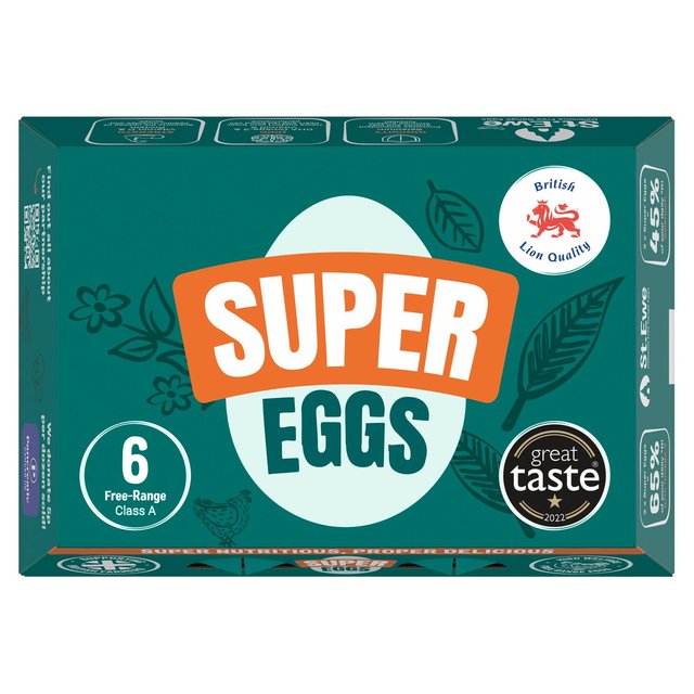 St.Ewe Free Range Super Eggs   6 per pack GOODS M&S   