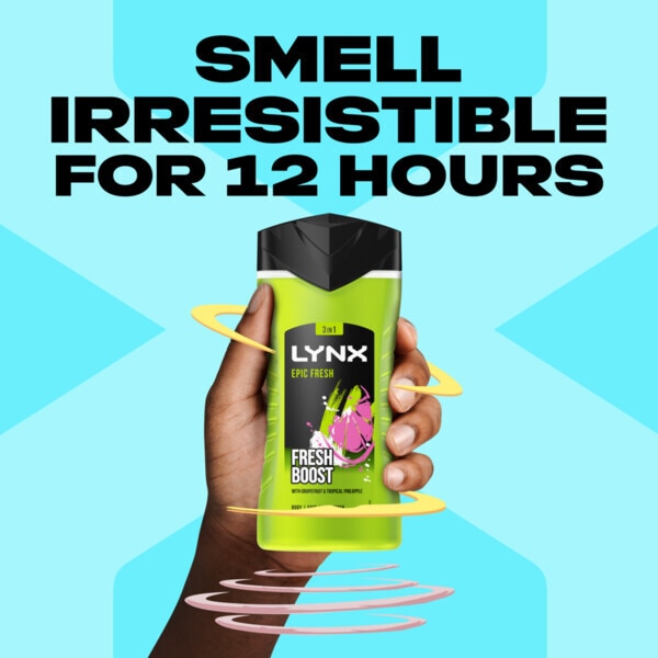 Lynx 3-In-1 Body Wash Shower Gel Epic Fresh 225ml GOODS Superdrug   