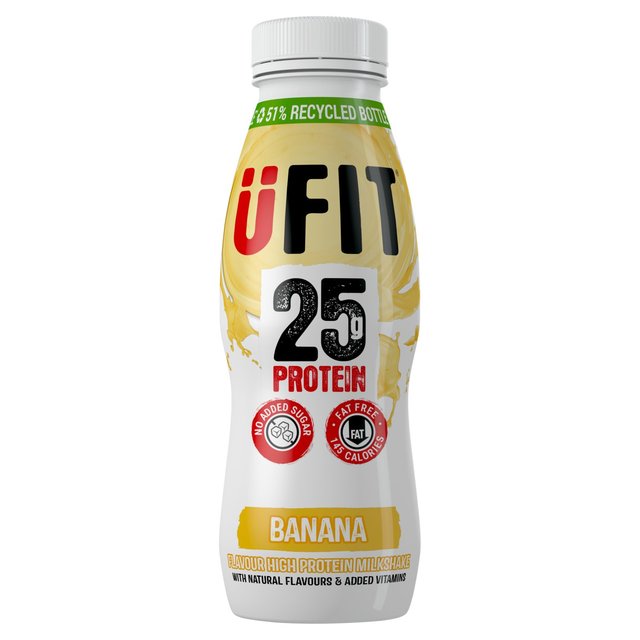 UFIT Banana 25g Protein Milkshake    330ml GOODS M&S   