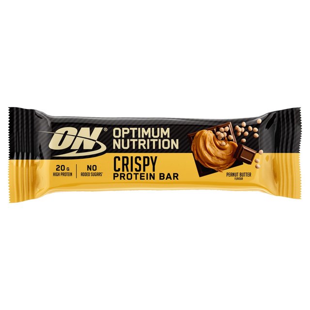 Optimum Nutrition Peanut Butter Crispy Protein Bar    65g GOODS M&S   