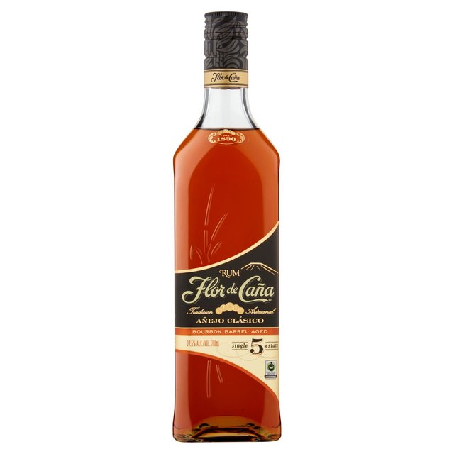 Flor De Cana Clasico 5 Year Old Rum   70cl GOODS M&S   