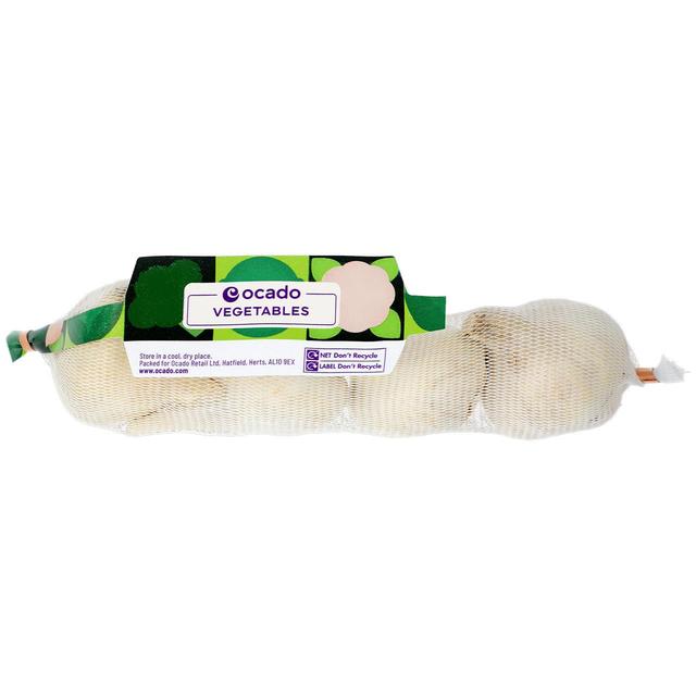 Ocado Garlic   4 per pack GOODS M&S   