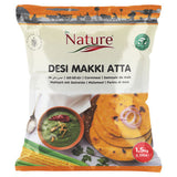 Dr Nature cornmeal Desi Makki Atta 1.5 kg, imported from the UK
