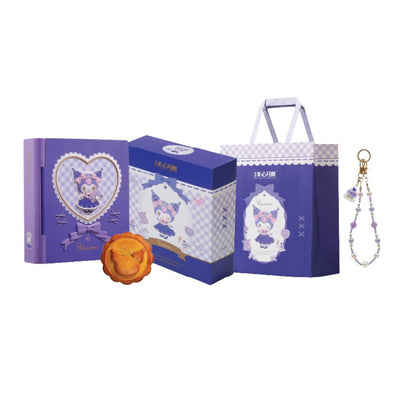 Oriental Mart Hong Kong MX Kuromi White Lotus Seed Paste with Egg Yolk Mooncake Gift Box- Buy online at McGrocer