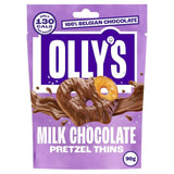 Olly's Pretzel Thins - Salted Milk Chocolate   90g GOODS M&S   