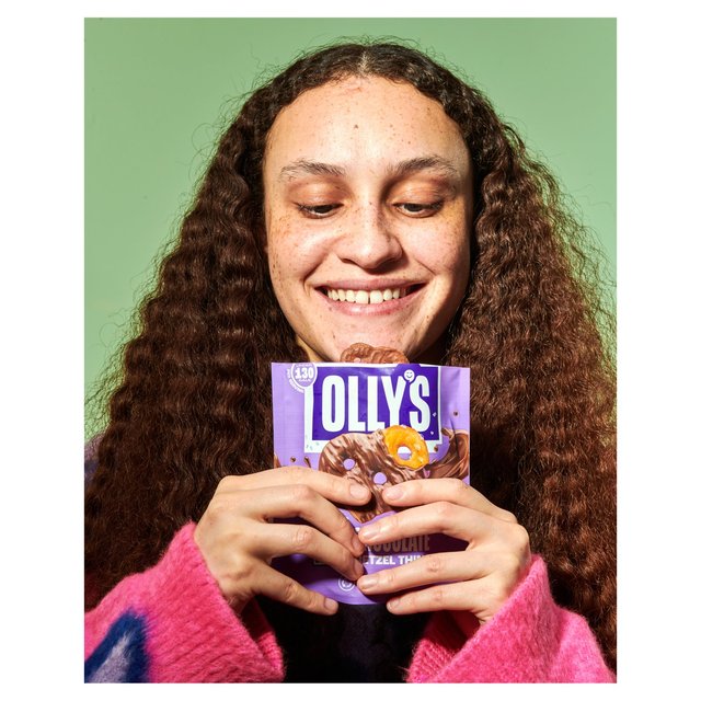 Olly's Pretzel Thins - Salted Milk Chocolate   90g GOODS M&S   