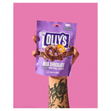 Olly's Pretzel Thins - Salted Milk Chocolate   90g GOODS M&S   