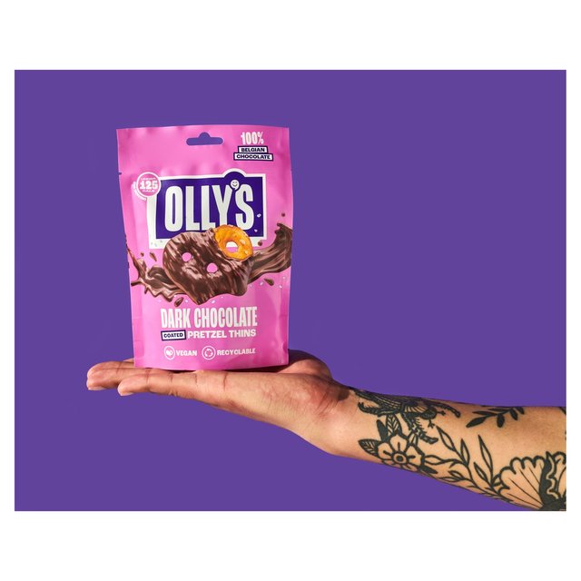 Olly's Pretzel Thins - Dark Chocolate   90g GOODS M&S   