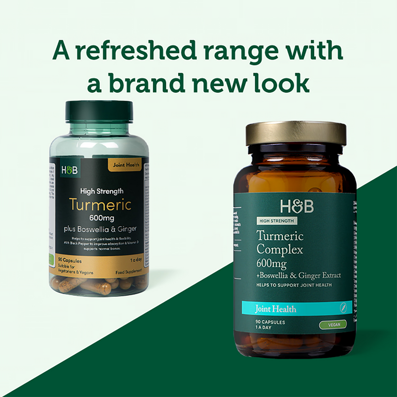 Holland & Barrett turmeric complex 90 capsules, imported from the UK