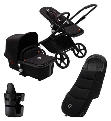 Bugaboo Fox Cub 3 Piece Bundle Black