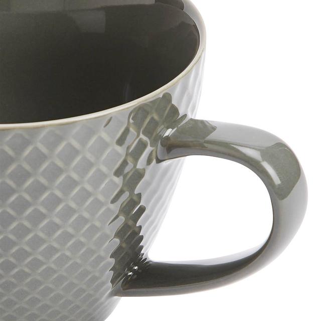 M&S Charcoal Textured Mug