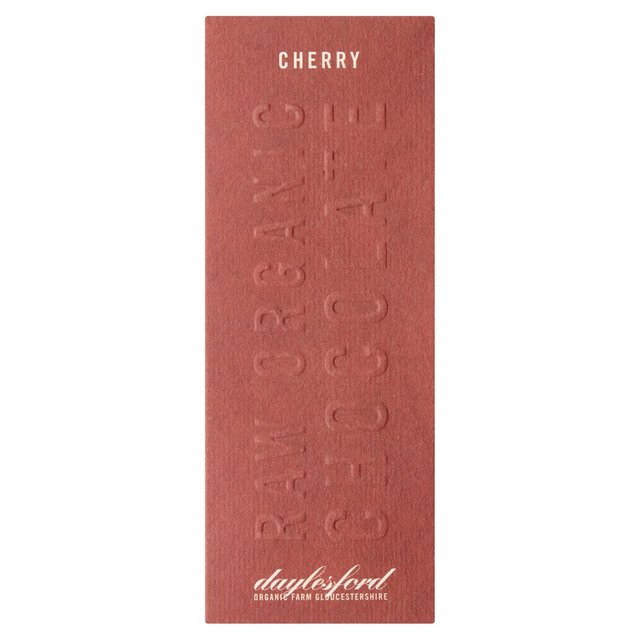 Daylesford Organic Raw Chocolate Bar - Sour Cherry   50g GOODS M&S   