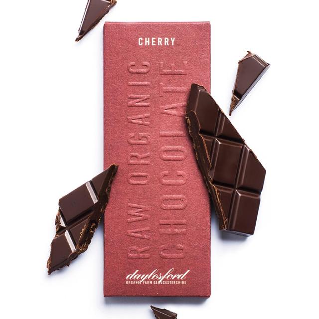 Daylesford Organic Raw Chocolate Bar - Sour Cherry   50g GOODS M&S   