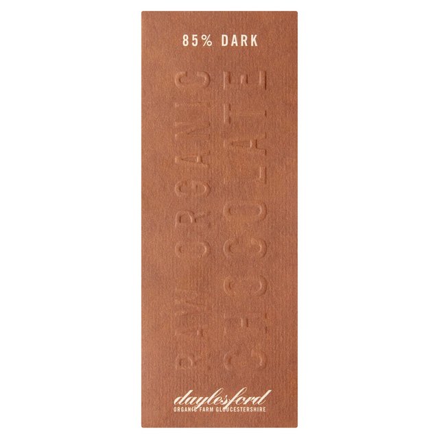 Daylesford Organic Raw Chocolate Bar - Dark 85%   50g GOODS M&S   