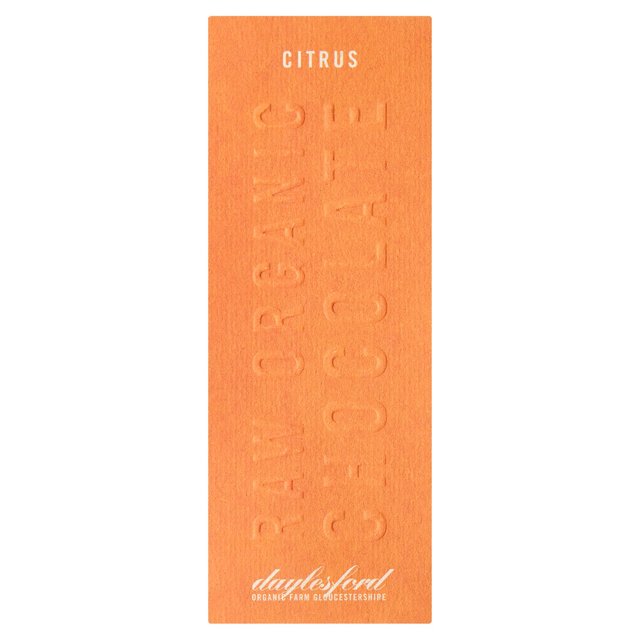 Daylesford Organic Raw Chocolate Bar - Orange & Tangerine   50g GOODS M&S   